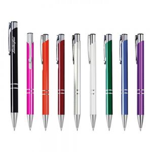PLUMA METALICA TINTA NEGRA personalizada
