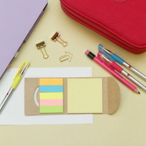 SET DE NOTAS ADHESIVAS BIODEGRADABLE personalizada