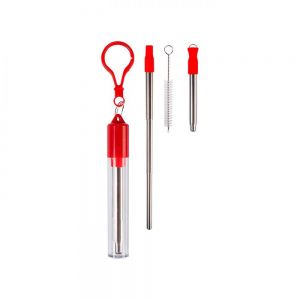 POPOTE DE ACERO INOXIDABLE RETRÁCTIL personalizada