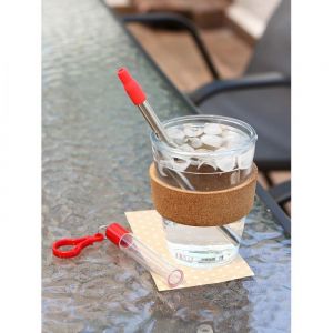 POPOTE DE ACERO INOXIDABLE RETRÁCTIL personalizada