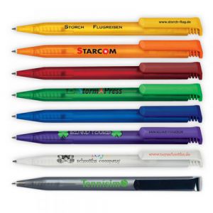 PLUMA SUPER HIT TRANSPARENTE personalizada